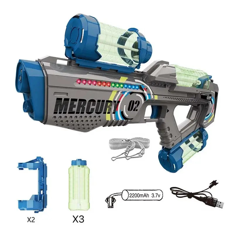 Mercury M2 Electric Luminous Light Water Gun-m416gelblaster-gray-m416gelblaster