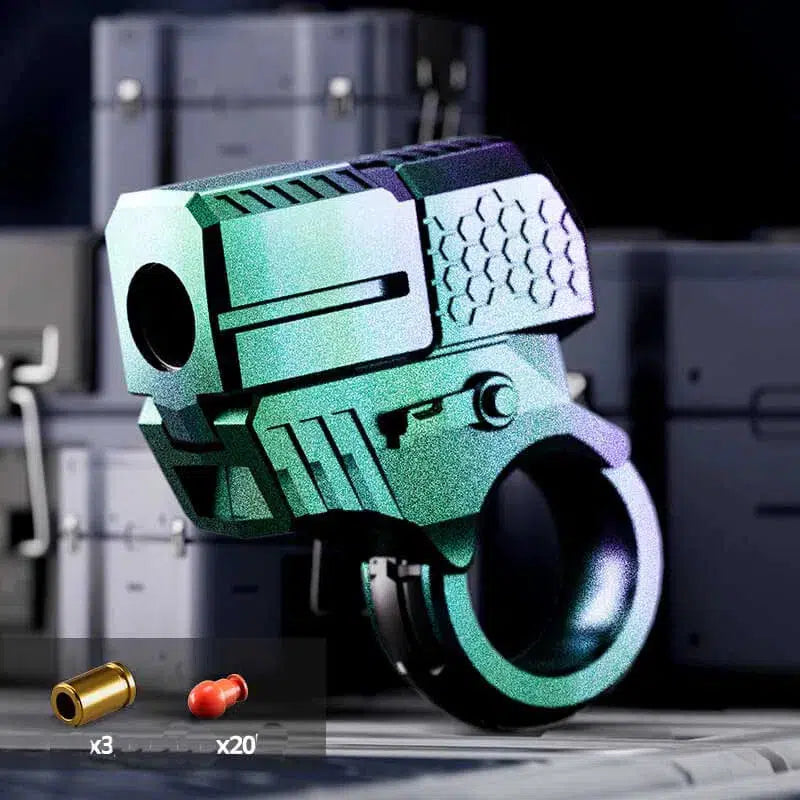 Gun Fidget Clicker One Click Eject Mini Ring Pistol Metal Toy Gun – m416gelblaster