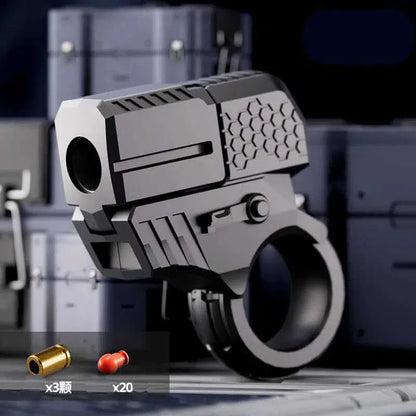 One Click Eject Mini Ring Pistol Metal Toy Gun-m416gelblaster-black-m416gelblaster