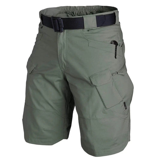 IX7 Tactical Cargo Shorts for Men - Waterproof Breathable Quick Dry (no belt)-clothing-Biu Blaster-green-S- Biu Blaster