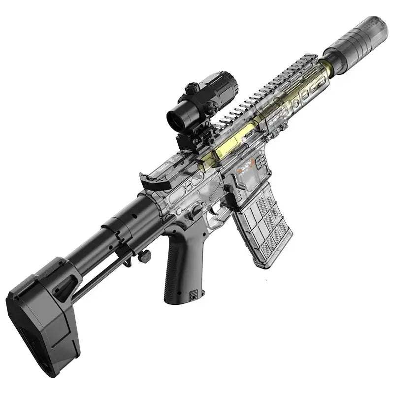 Realistic Electric SLR Blowback Transparent Water Gun Rifle-m416gelblaster-m416gelblaster
