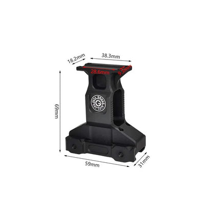 GBRS Lerna Metal Heightened Mount for T2 or MRO Scope