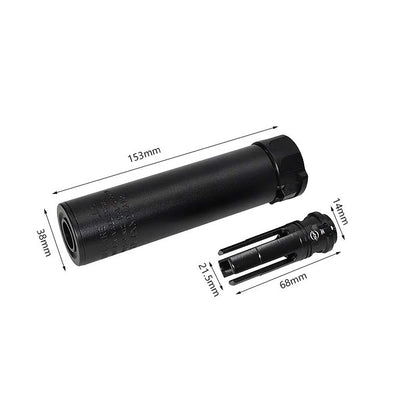 Socom Warden CNC 14MM Thread Suppressors 6 Inch