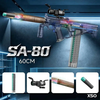 SA80 Bullpup Electric Automatic Foam Dart Gun with Tracer