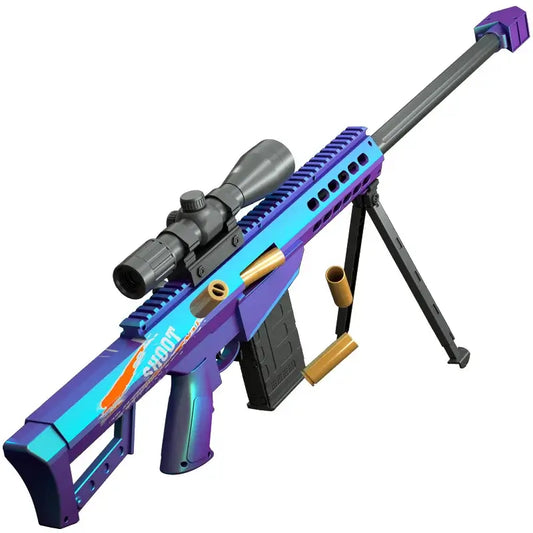 LuoChen Manual Shell Eject Mag-Fed Barrett Foam Dart Gun