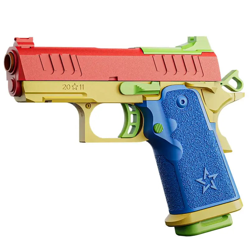 Colorful 2011 Shell Ejecting Pistol Toy Gun-m416gelblaster-m416gelblaster