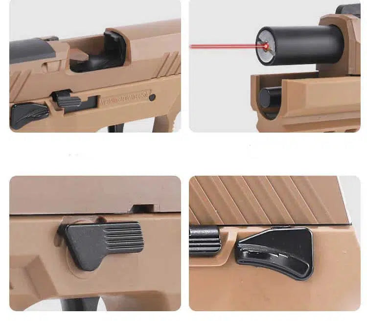 M18 P320 Laser Tag Gun Blaster with Ejecting Shells-m416 gel blaster-m416gelblaster