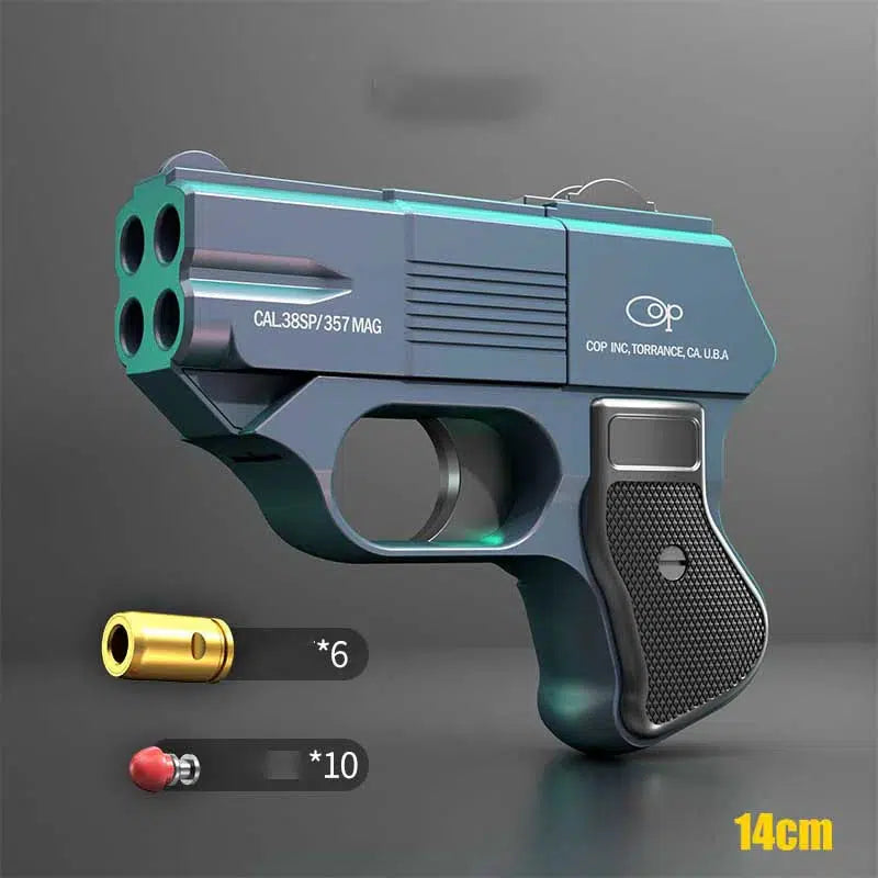 Marushin COP 357 Metal Four Barrel Derringer Toy Gun-m416gelblaster-blue-m416gelblaster