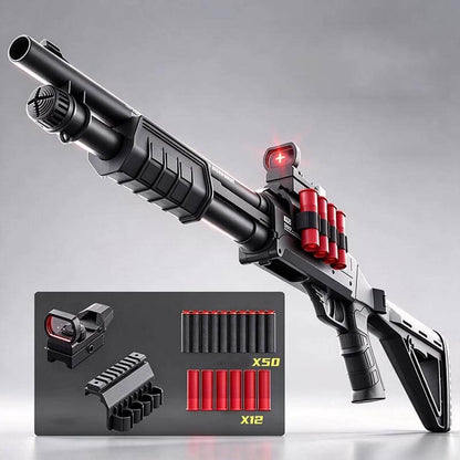 FPSS Manual Pump Action Folding Shotgun Foam Dart Blaster