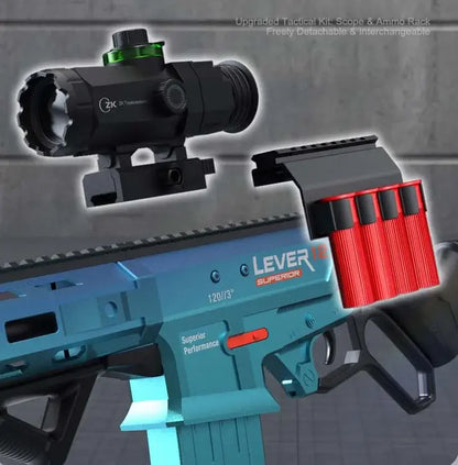 Lever12 Mag Fed Lever Action Nerf Shotgun Blaster with Shell Ejection