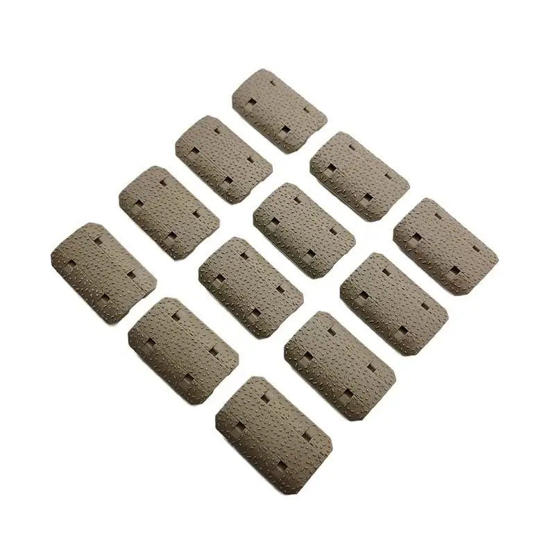 KAC SR16 URX4 M-LOK Handguard Rail Covers 12Pcs-m416gelblaster-tan-m416gelblaster