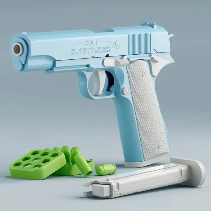 Colt 1911 Toy Gun Shell Ejecting Semi Auto Blaster-m416gelblaster-blue-m416gelblaster