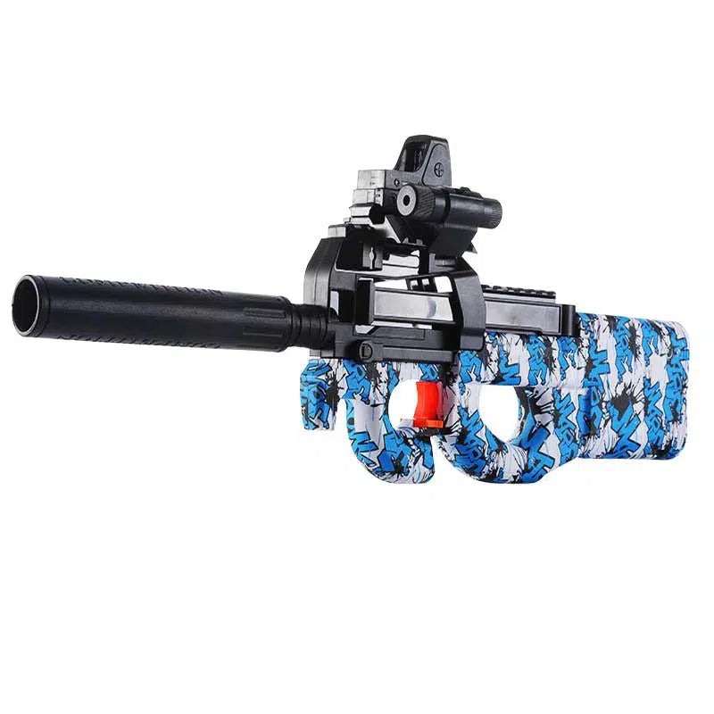 RQ P90 Gel Blaster Electirc Splatter Ball Gun with Multiple Skins-m416gelblaster-blue-m416gelblaster