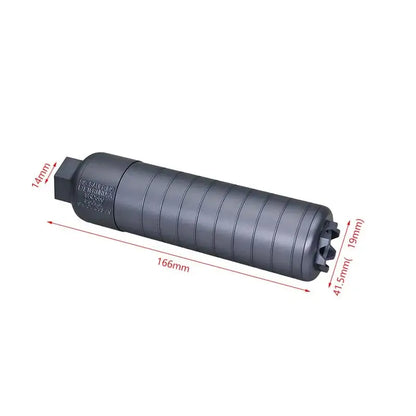 Sig SRD556 14mm CCW Thread Metal Suppressor-m416gelblaster-silver-m416gelblaster