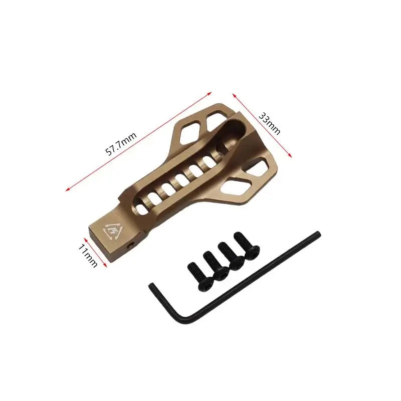 Si Cobra Billet CNC Trigger Guard with Figer Rest-m416gelblaster-brown-m416gelblaster