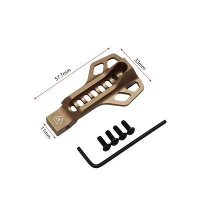 Si Cobra Billet CNC Trigger Guard with Figer Rest-m416gelblaster-brown-m416gelblaster