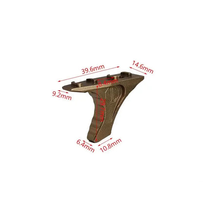 JMAC Customs HRD MLOK CNC Metal Handstop-m416gelblaster-m416gelblaster