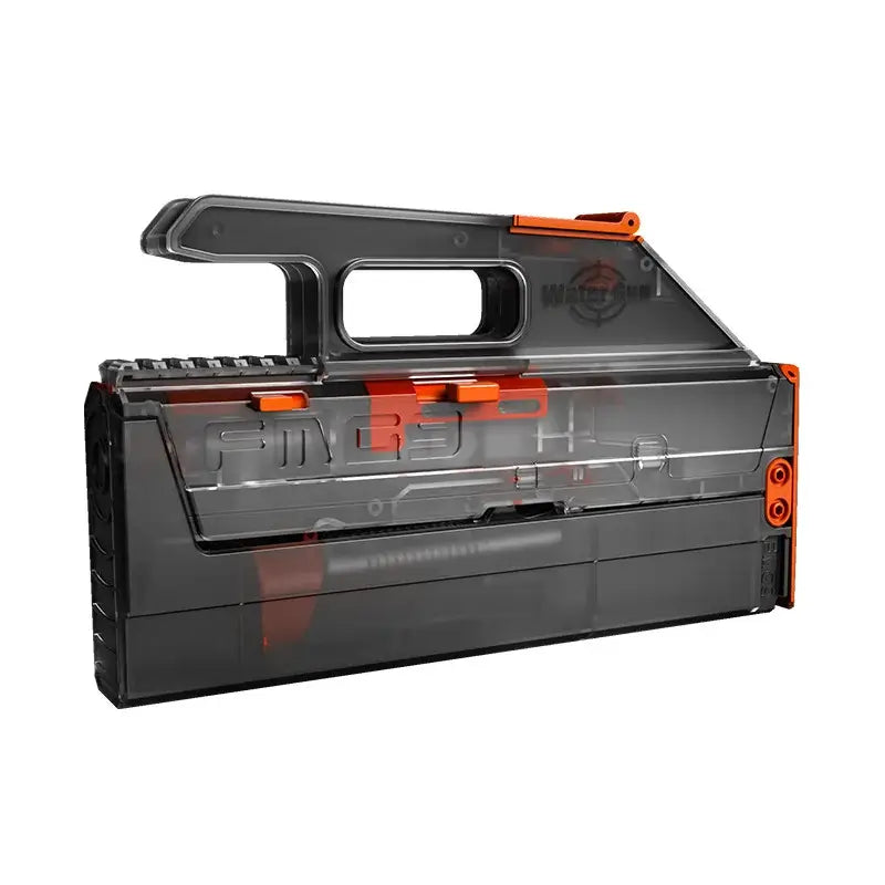 Electric Transparent FMG9 Foldable Water Gun-m416gelblaster-m416gelblaster