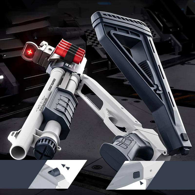 FPSS Manual Pump Action Folding Shotgun Foam Dart Blaster