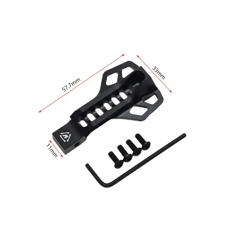 Si Cobra Billet CNC Trigger Guard with Figer Rest-m416gelblaster-black-m416gelblaster