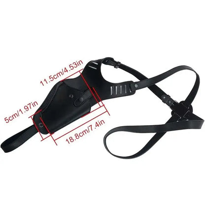 Funda táctica de cuero para hombro oculta