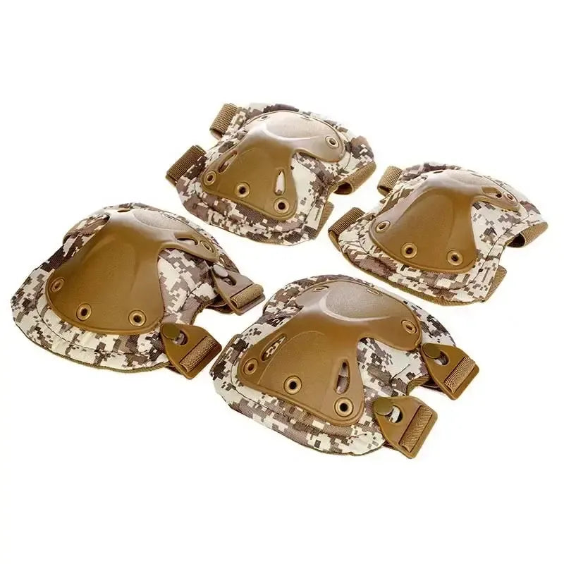 Knee & Elbow Pads Protection Set-clothing-m416gelblaster-desert digital-m416gelblaster