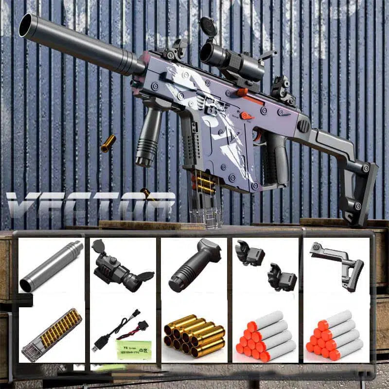 Shell Ejecting Electric Full Auto Vector Foam Blaster – m416gelblaster