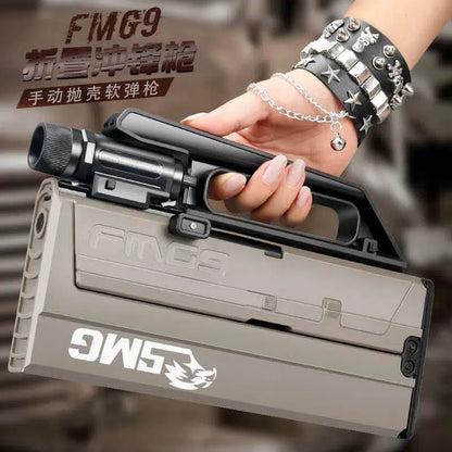 FMG-9 Shell Ejecting Plastic Folding Foam Blaster Toy-foam blaster-Biu Blaster-Uenel
