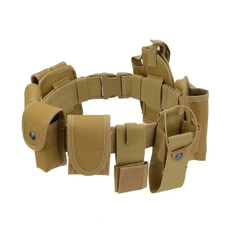 Tactical Duty Belt Police Security Guard Utility Kit