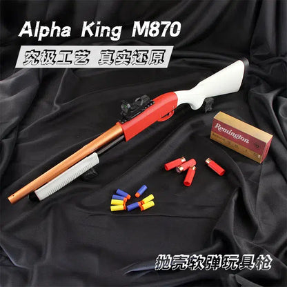 AKA Alpha King M870 R1 Foam Blaster – m416gelblaster