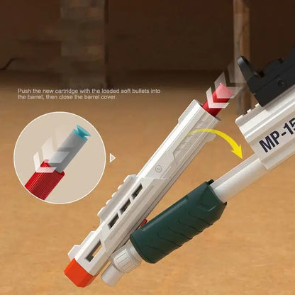MP155 Breech Loading Shell Eject Foam Dart Blaster Shotgun Toy