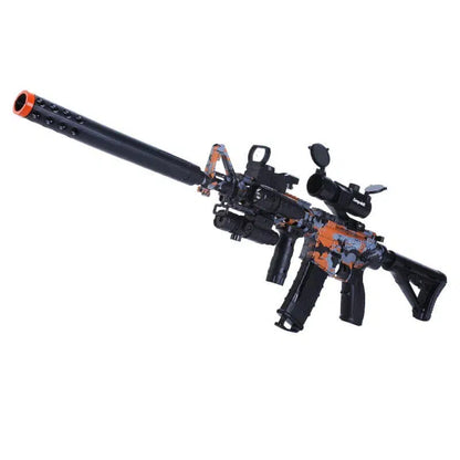 M416 Graffiti Gel Ball Blaster Water Beads Shooter w/ Multiplue Skins-m416gelblaster-orange-m416gelblaster