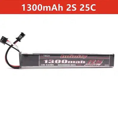 Ahtech Infinity XT30 SM Tamiya Plug 2-3S LiPo Battery 7.4v 11.1v-m416gelblaster-7.4v 1300mah 30c 127*21*12.5mm-tamiya-m416gelblaster