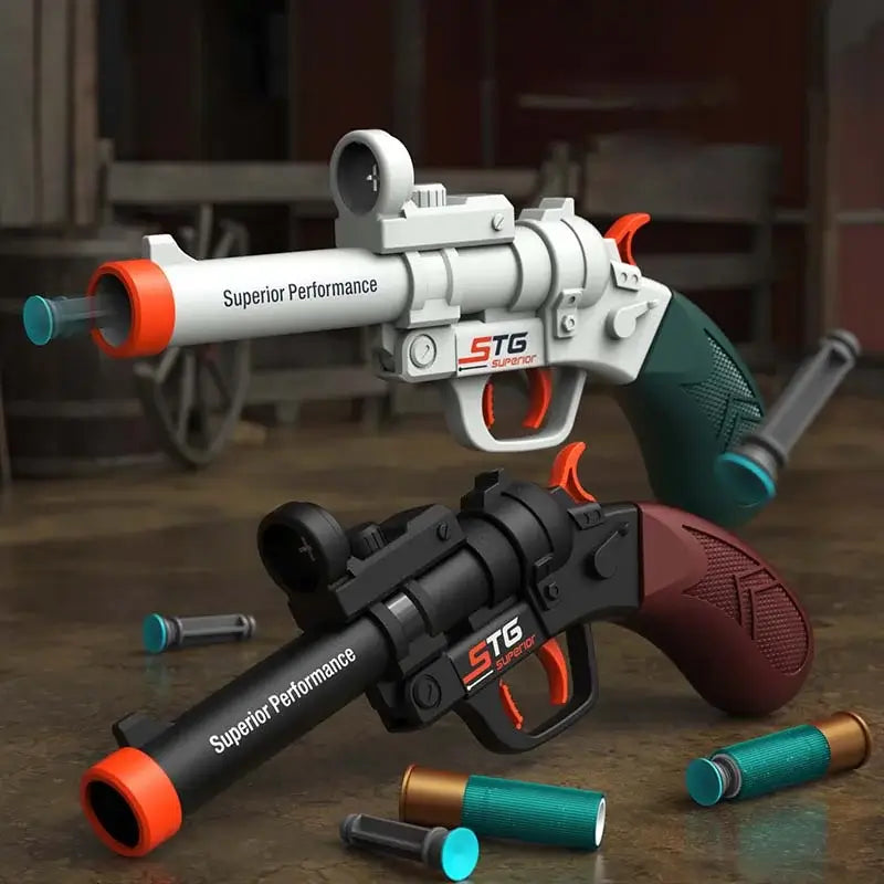 STG Break Action Manual Shell Ejecting Hunting Rifle Foam Dart Blaster-m416gelblaster-m416gelblaster