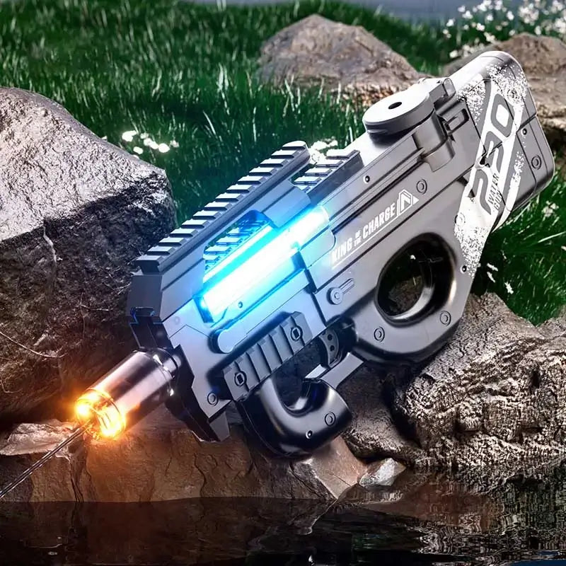 P90 Electric Water Squirt Toy Gun with Light Flash-m416gelblaster-black-m416gelblaster