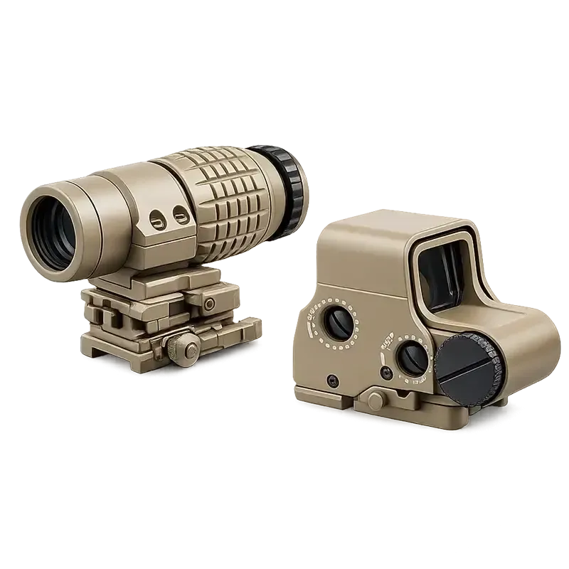 3x Magnifier Adjustable Flip Up Scope-m416gelblaster-3x magnifier + 558 sight (tan)-m416gelblaster