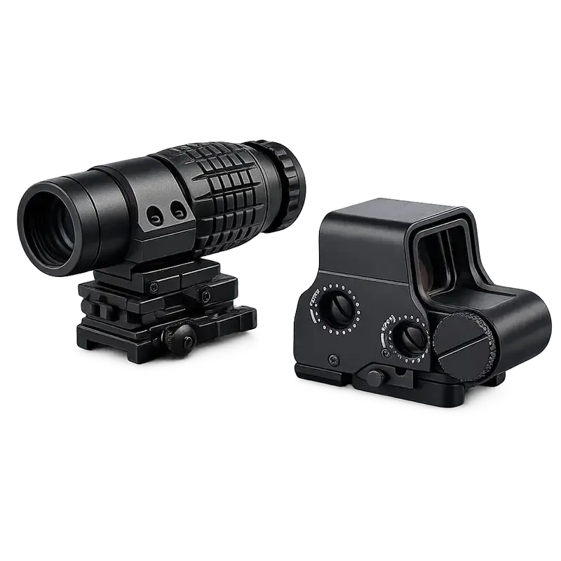 3x Magnifier Adjustable Flip Up Scope-m416gelblaster-3x magnifier + 558 sight (black)-m416gelblaster