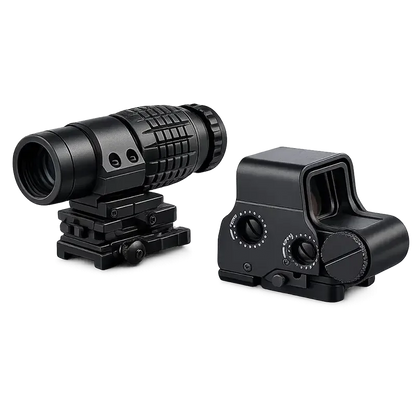 3x Magnifier Adjustable Flip Up Scope-m416gelblaster-3x magnifier + 558 sight (black)-m416gelblaster