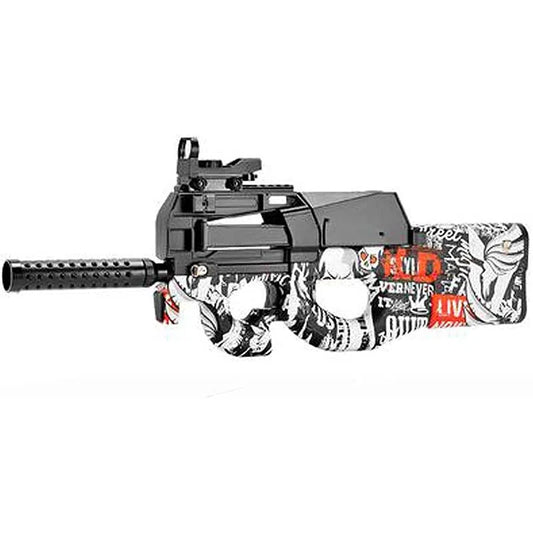 RQ P90 Gel Blaster Electirc Splatter Ball Gun with Multiple Skins-m416gelblaster-graffiti-m416gelblaster