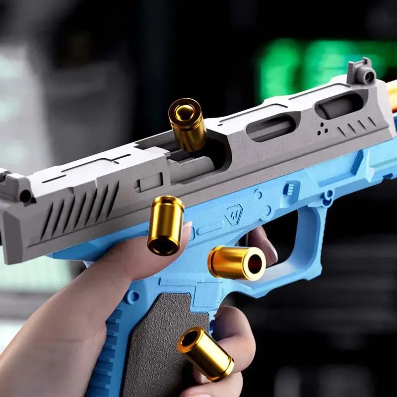Shell Throwing Green Gun SI G17 Semi-Auto Shell Throwing Soft Bullet Toy Pistol – m416gelblaster