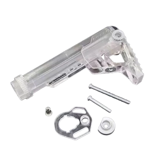 Si Pit Transparent Buttstock with Buffer Tube-m416gelblaster-m416gelblaster