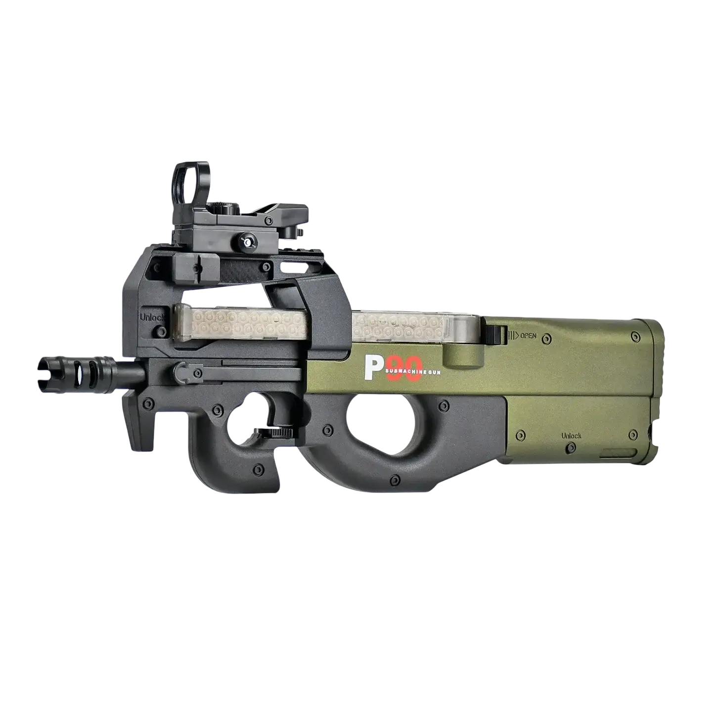 Handi Electric P90 High Speed Blowback Gel Blaster with Tracer