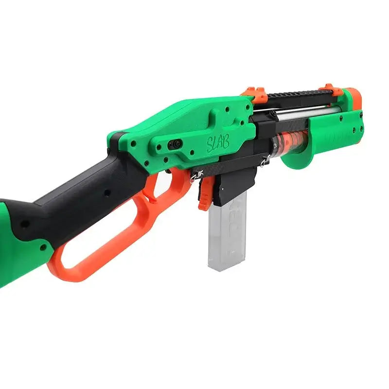 SLAB Silly s Lever Action 3D Print Nerf Blaster M416gelblaster slab-silly-s-lever-action-3d-print-nerf-blaster-m416gelblaster