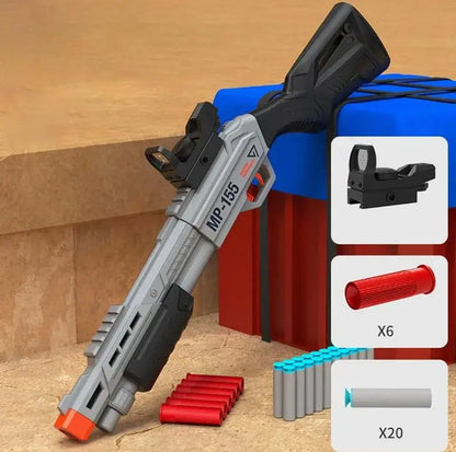 MP155 Breech Loading Shell Eject Foam Dart Blaster Shotgun Toy