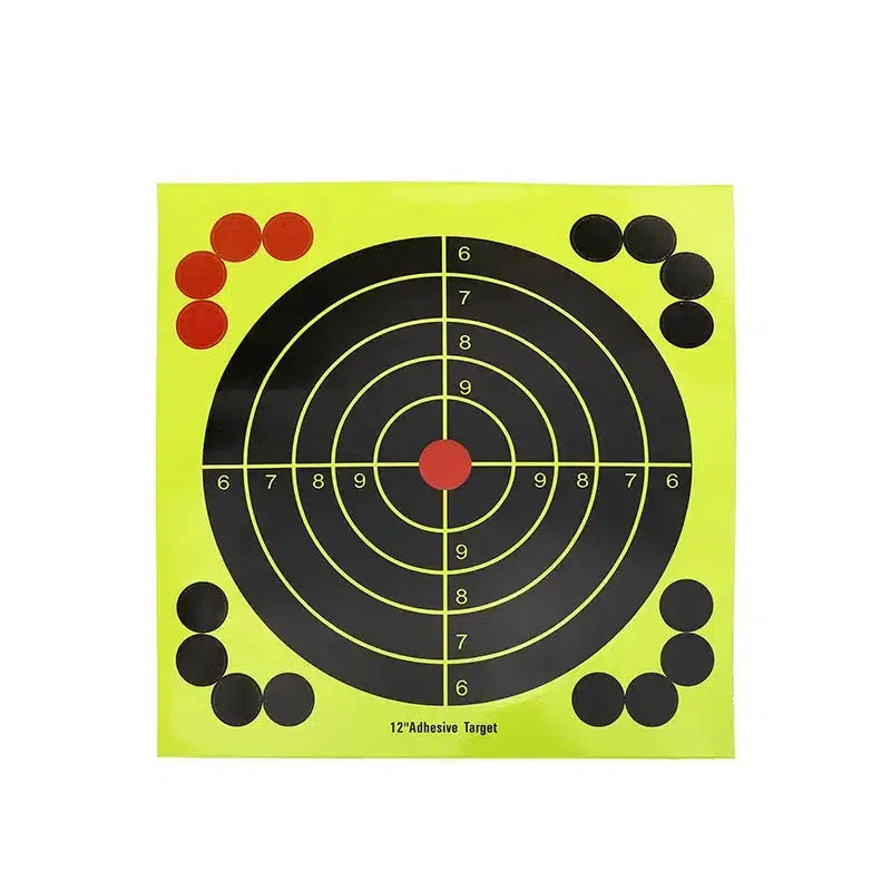 Splatterburst Reactive Adhesive Fluorescent Targets 8x8inch-玩具/游戏-m416gelblaster-12*12 inch-m416gelblaster