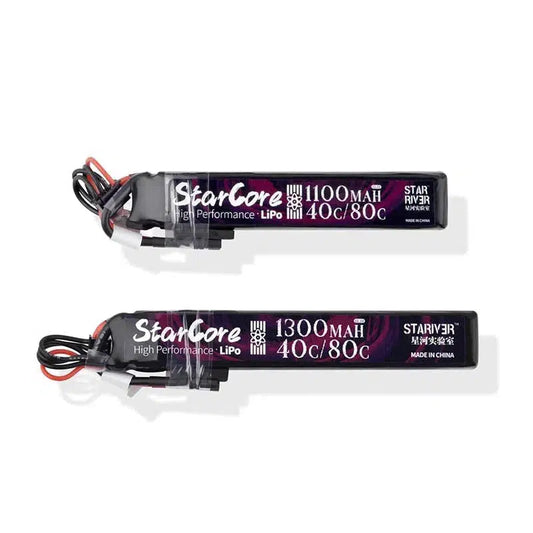 Stariver Starcore High Performance LiPo Battery 11.1v 40C XT30 Plug-m416gelblaster-m416gelblaster