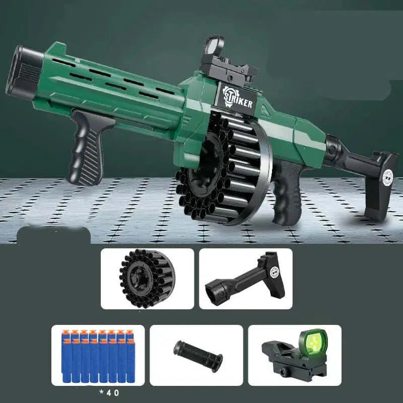 TZ Striker Manual Pump Foam Darts Blaster-m416gelblaster-green-m416gelblaster
