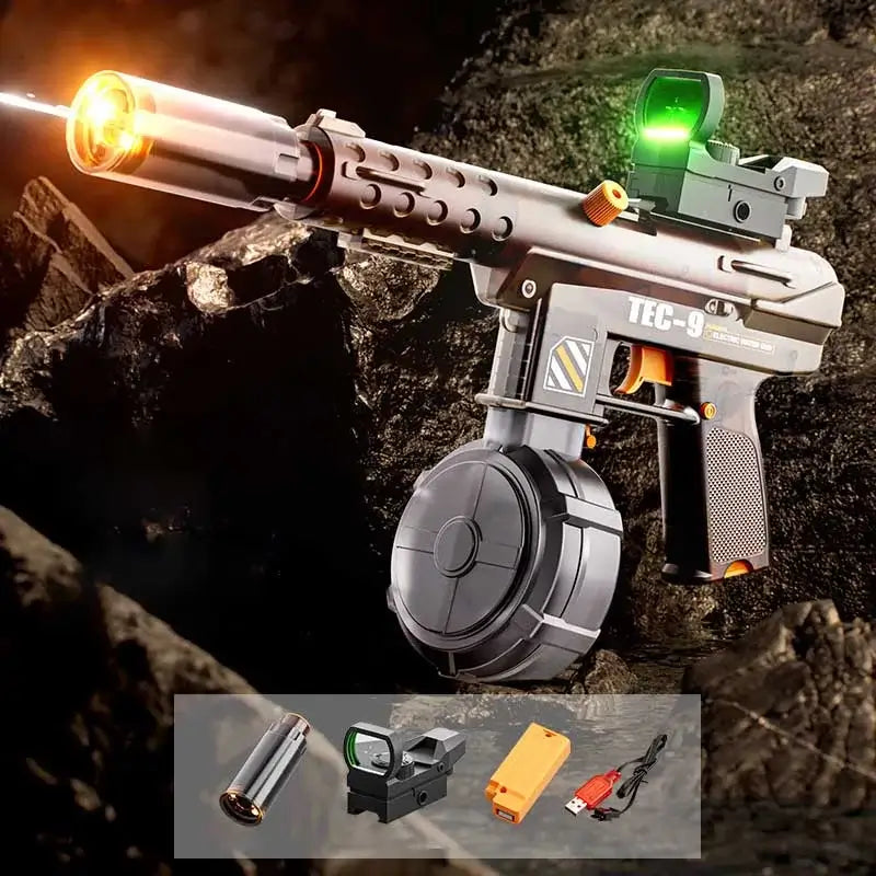 TEC9 Light Flash Blowback Electric Water Gun-m416gelblaster-tan-m416gelblaster