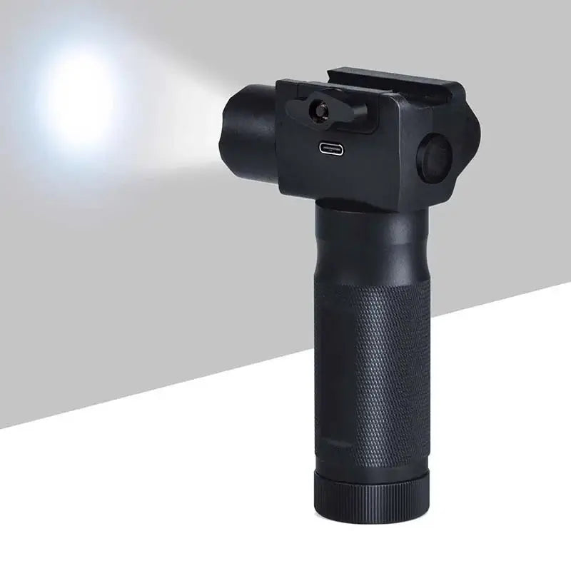 3-In-1 Tactical Metal Flashlight Foregrip with Red or Green Dot Laser-m416gelblaster-m416gelblaster