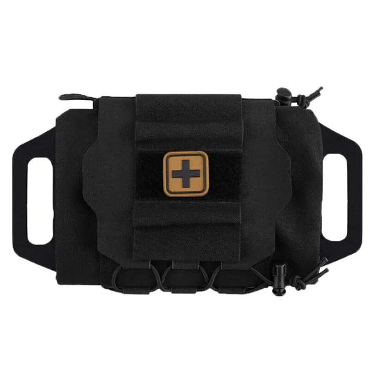 Tactical Medical First Aid Pouch Molle Two-Piece System Med Roll Carrier-bag-m416gelblaster-Black-m416gelblaster